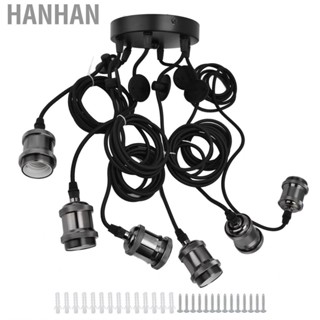 Hanhan Classic Spider Pendent Lamp Holder Ajustable DIY Ceiling for Bars Hotels Home Decoration