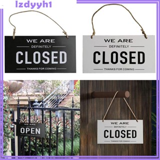 [JoyDIY] ป้ายเปิดปิด แบบชนบท ป้ายประตูร้านค้า ป้ายแขวนสองด้าน สําหรับร้านกาแฟ บาร์ คาเฟ่