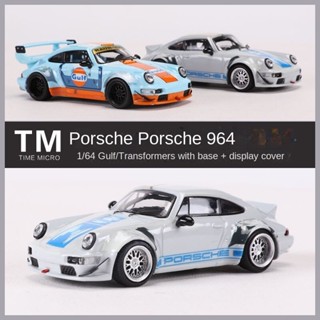 Tm 1:64 RWB Porsche 964 Gulf Diecast รถของเล่น สําหรับเด็กผู้ชาย ของขวัญวันเกิด รถของเล่น รถเก็บสะสม