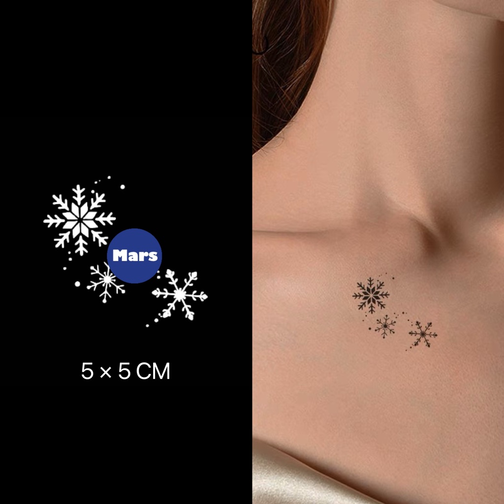 Mars Tattoo เทคโนโลยีเมจิก ติดทนนาน 2 สัปดาห์ รอยสักกึ่งถาวร ชั่วคราว D146