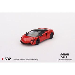 MINI GT No.532 McLaren Artura Vermillion Red 2023 RHD MGT00532-R