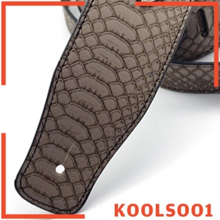 [Koolsoo1] อะไหล่สายเข็มขัด ปรับได้ สีเบจ สําหรับกีตาร์ เบส