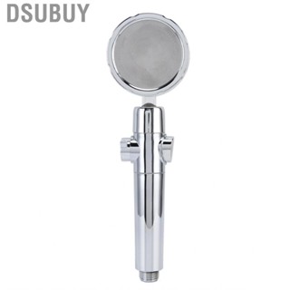 Dsubuy Handheld Shower Nozzle Turbo Fan Head Plating Straight Handle for Home