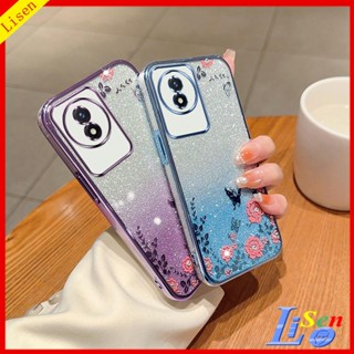 เคส Vivo Y02T Y02A Y02 HYB ดอกไม้ ผีเสื้อ เคสโทรศัพท์ ป้องกัน