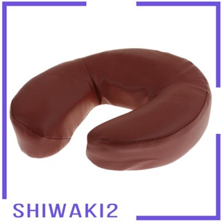 [Shiwaki2] หมอนรองใบหน้า สีน้ําตาล สีดํา สําหรับนวดโต๊ะ เตียง 2 ชิ้น