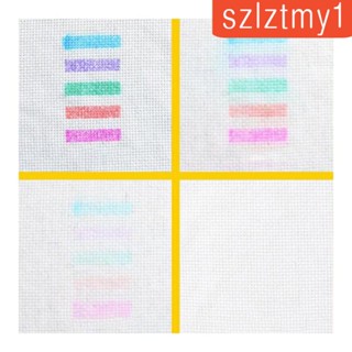 [szlztmy1] ปากกามาร์กเกอร์ชั่วคราว ละลายน้ําได้ สําหรับเย็บปักถักร้อย DIY 6 ชิ้น