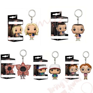 Jeremy1 พวงกุญแจ จี้ฟิกเกอร์ Stranger Things FUNKO POP ขนาด 5 ซม. เครื่องประดับ สําหรับเด็ก