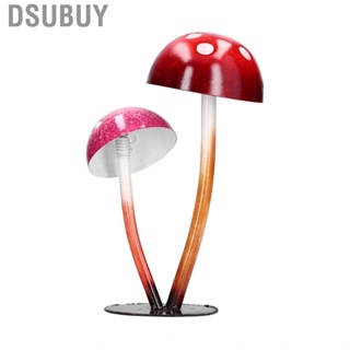 Dsubuy Iron Mushroom Ornament  Courtyard Balcony Decor Gardening Outdoor BS