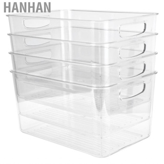 Hanhan 4x Transparent Storage Box Organizer  For Kitchen  MF