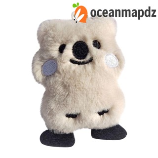 Oceanmapdz ตุ๊กตาหมีโคอาล่า แขวนพวงกุญแจ, ตุ๊กตา กระเป๋า เครื่องประดับ, น่ารัก สไตล์เกาหลี เย็บปักถักร้อย ขนกระต่ายเทียม ของขวัญวันเกิด