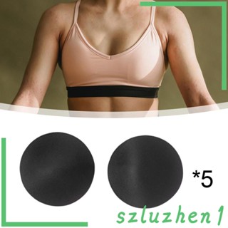 [Szluzhen1] แผ่นฟองน้ําเสริมหน้าอก ถอดออกได้ สําหรับชุดบิกินี่ 10 ชิ้น