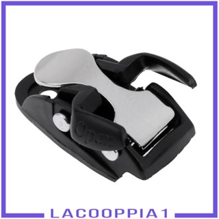 [Lacooppia1] หัวเข็มขัดโรลเลอร์สเก็ต พร้อมน็อตสกรู สีดํา