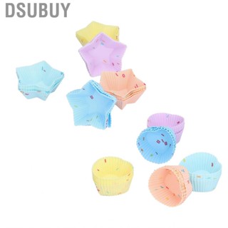 Dsubuy Silicone Baking Cups  Safe Reliable Jello Mold for Ice Creams Donuts Puddings