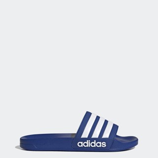 adidas ว่ายน้ำ รองเท้าแตะ Adilette Shower Unisex สีน้ำเงิน GW1048