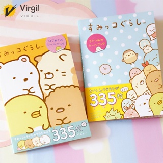 [Virgil.th] สติกเกอร์กระดาษ ลายการ์ตูนน่ารัก สําหรับตกแต่งสมุดภาพ