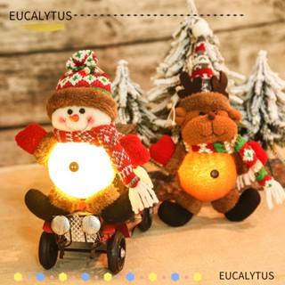 Eutus ตุ๊กตาเอลฟ์ มีไฟ LED สําหรับตกแต่งปาร์ตี้คริสต์มาส