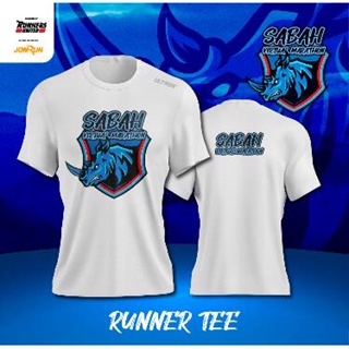 เสื้อยืด ลาย Sabah Sublimation Jersi Jersey JomRun สําหรับผู้ชาย