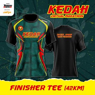 เสื้อยืด ลาย Kedah Sublimation Jersi Jersey JomRun สําหรับผู้ชาย