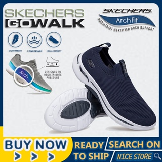 [penghantaran Ekspres] Skechers_go-walk Arch Fit รองเท้าผ้าใบลําลอง ใส่สบาย ระบายอากาศ เหมาะกับการเล่นกีฬา