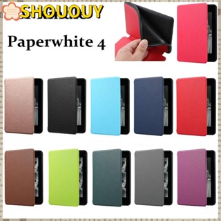 Shououy PQ94WIF เคส E-Reader นิ่ม กันกระแทก ตั้งหลับอัตโนมัติ ปลุก 6 นิ้ว สําหรับ Kindle Paperwhite 4 2018 10th Generation Folio