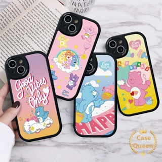 เคสโทรศัพท์มือถือแบบนิ่ม ลายกราฟฟิตี้หมี หัวใจ สีรุ้ง สําหรับ Oppo A7 A15 A17 A57 A77S A95 A77 A55 A36 A32 A3s A9 A96 A17K A54 A15s A16 A35 A74 A16s A53 A33 A11 A12 A5S A11K A12E A76 A5