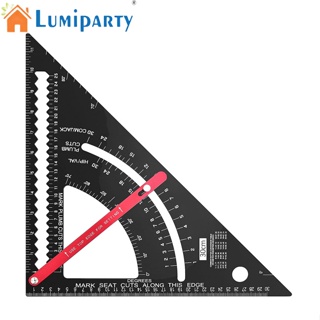 Lumiparty ไม้บรรทัดสามเหลี่ยม 7/12 นิ้ว ปรับได้ อเนกประสงค์ สําหรับงานไม้