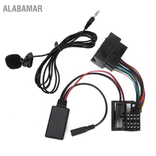 ALABAMAR อะแดปเตอร์ไมโครโฟนเสริมสายบลูทูธ 5.0 Plug and Play สำหรับ 5 Series E60 E61 2002-2014