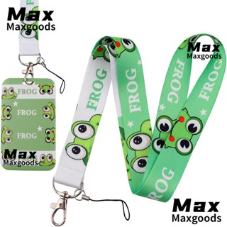 Maxg พวงกุญแจห้อยคอ รูปกบน่ารัก สีเขียว สําหรับครู