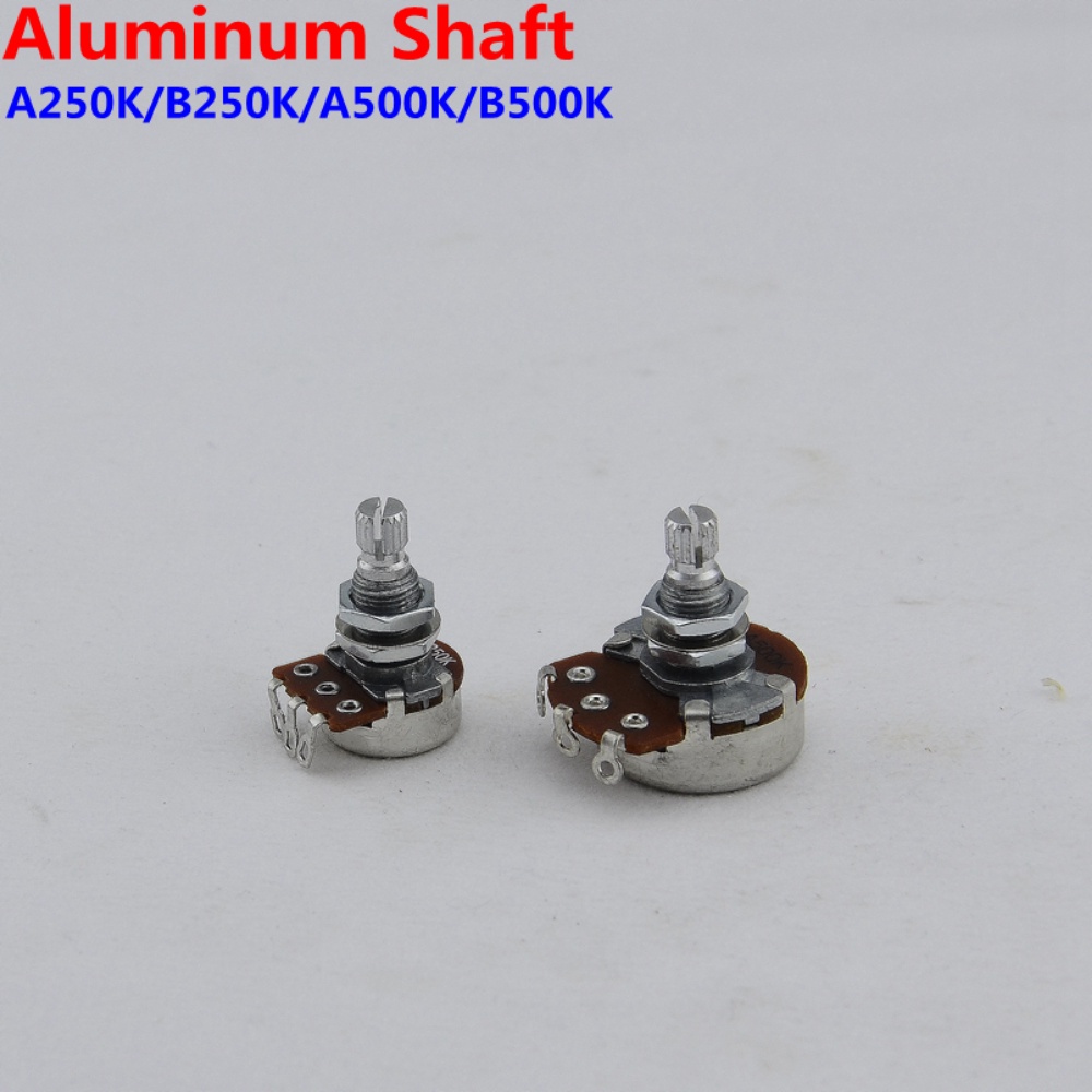 KR-Made in Korea Alpha Potentiometer(POT) สําหรับกีตาร์ไฟฟ้า/เบส A250K/B250K/A500K/B500K