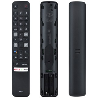 ใหม่ ของแท้ รีโมตคอนโทรล RC901V FMR3 สําหรับทีวี TCL Voice TV พร้อมสาย Netflix