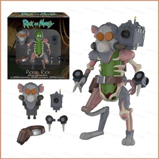 23 Rick and Morty ตุ๊กตาฟิกเกอร์แอกชัน Pickle Rick ของเล่นสําหรับเด็ก ตกแต่งบ้าน ของขวัญ ของสะสม เครื่องประดับ