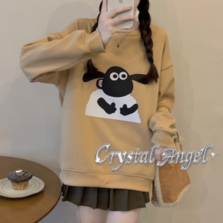 Crystal  เสื้อผ้าผู้ญิง แขนยาว เสื้อฮู้ด คลุมหญิง สไตล์เกาหลี แฟชั่น  Unique สบาย สไตล์เกาหลี สวยงาม A98J2JC 36Z230909