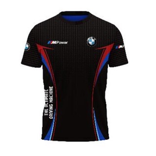 เสื้อยืด ลาย BMW Motorsport Sublimation Baju Microfiber Jersi Jersey Sublimation