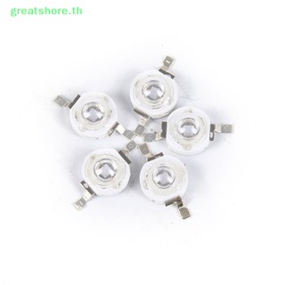 Greatshore หลอดไฟอัลตราไวโอเลต LED 3W ชิป UV 395nm 10 ชิ้น TH