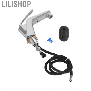 Lilishop Mixer Water Tap  Corrosion Resistant Faucet Scratch 360 Degree Rotation for Bathroom