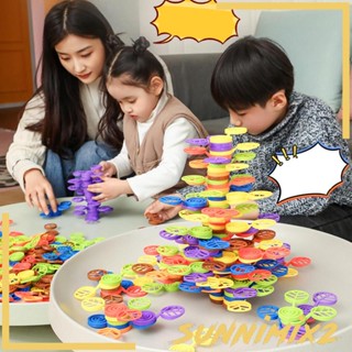 [Sunnimix2] ของเล่นตัวต่อ รูปใบไม้ สําหรับเด็กก่อนวัยเรียน