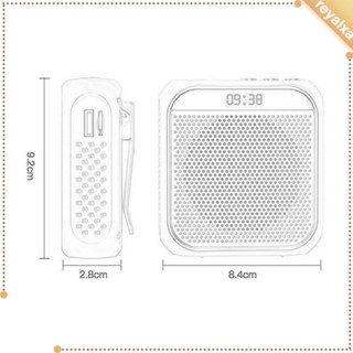 [Reyalxa] เครื่องขยายเสียงลําโพง ขนาดเล็ก ชาร์จได้ สําหรับห้องเรียน