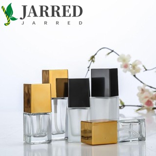 Jarred ขวดน้ําหอม รองพื้น เนื้อลิขวิด แบบใส สีทอง ดํา ขาว สําหรับแต่งหน้า