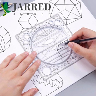 Jarred ไม้บรรทัด รูปไข่ 3D อเนกประสงค์ อุปกรณ์เสริม สําหรับวาดรูป