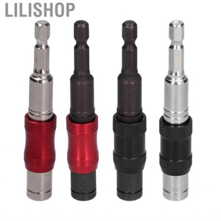 Lilishop Drill Bit Holder Self Locking Screwdriver Extension Rod for Woodworking Home Decoration Electric Chuck