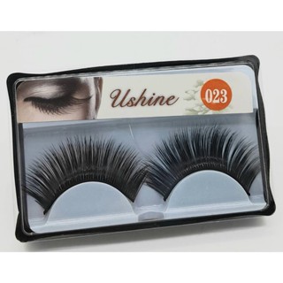 ขนตาปลอมธรรมชาติ 3มิติ 1คู่ นิ่มแบบ eyelashes ขนตาปลอมเกาหลี สายฝอ