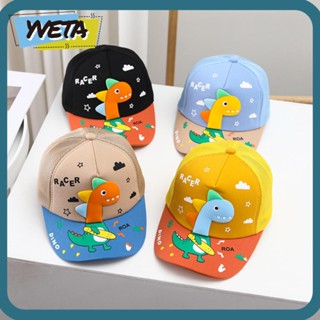 Yveta หมวกแก๊ป ผ้าลูกฟูก ลายการ์ตูน ปรับได้ แฟชั่นฤดูใบไม้ผลิ ฤดูร้อน