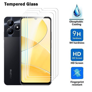 ฟิล์มกระจกนิรภัยกันรอยหน้าจอ แบบใส 9H กันรอยขีดข่วน สําหรับ Realme C51 C53 C55 4G NFC RealmeC51 RealmeC53 2023