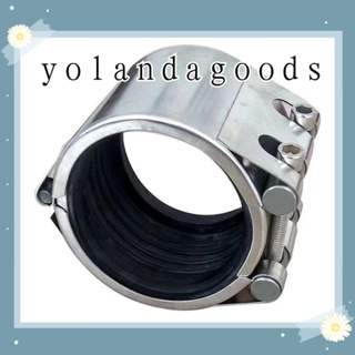 Yola อะแดปเตอร์ท่อ สเตนเลส สีเงิน เชื่อมต่อเร็ว ทนทาน สําหรับซ่อมแซมท่อน้ําบริสุทธิ์