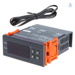 [T&amp;L] เทอร์โมคัปเปิลควบคุมอุณหภูมิดิจิทัล 10A 220V -40℃ ถึง 120℃ พร้อมฟังก์ชั่นปลุก