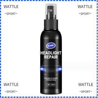 Wattle น้ํายาขัดเงาไฟหน้ารถยนต์ ซ่อมแซม บํารุงรักษาของเหลว