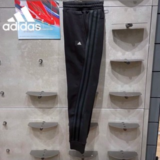 Adidas ของแท้ 100% กางเกงเลกกิ้งลําลอง ผ้ากํามะหยี่ขนนิ่ม ให้ความอบอุ่น เหมาะกับการวิ่ง เล่นกีฬา แฟชั่นฤดูหนาว สําหรับผู้ชาย H44173