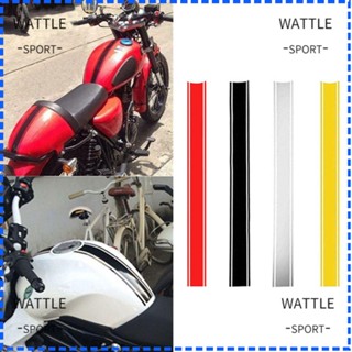 Wattle สติกเกอร์ ลายขวาง ขนาด 50 ซม. สําหรับตกแต่งรถจักรยานยนต์ Cafe Racer