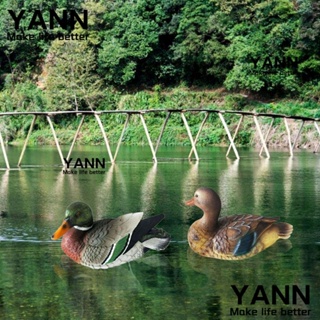 Yann1 รูปปั้นเป็ดแมนดารินเรซิ่นน่ารัก สําหรับตกแต่งสวนบ่อน้ํา