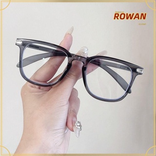 Rowans แว่นตา ทรงสี่เหลี่ยม ป้องกันดวงตา ป้องกันแสงสีฟ้า สไตล์วินเทจ น้ําหนักเบา สําหรับผู้ชาย และผู้หญิง